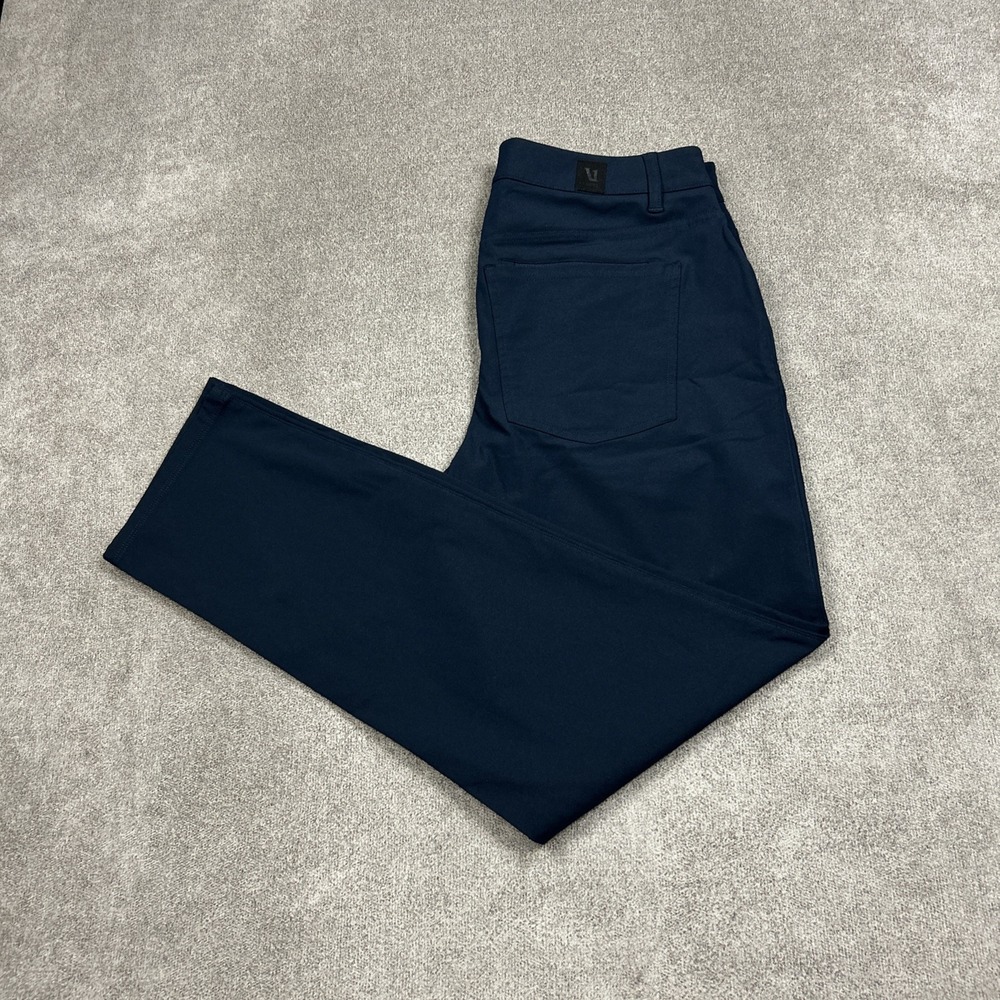 Vuori Meta Pants Mens 30 x 30 Navy Chino Stretch Casual Performance Golf Tech